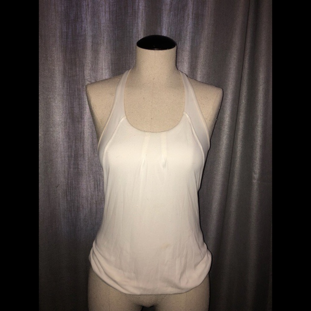 Lulu lemon white work out tank